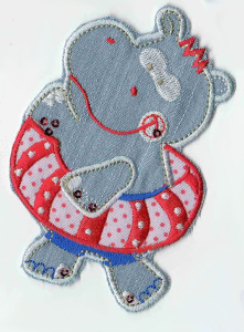 Термоаппликация HKM "Бегемотик". Арт 33668/1SB