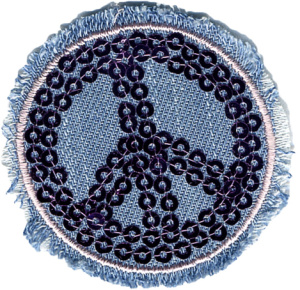 Термоаппликация HKM "Символ мира". Арт 32838/1SB