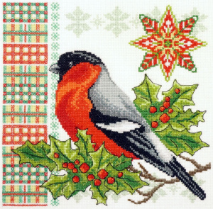 Набор для вышивания "Новогодний снегирь". Арт 07.002.16