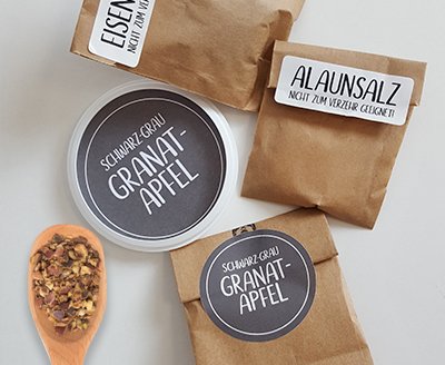 Краситель на натуральной основе "Гранат", цвет серо-черный. Арт LF-006