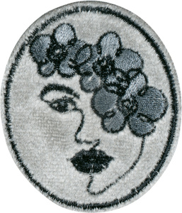 Термоаппликация "Лицо с несколькими цветами". Арт 43028