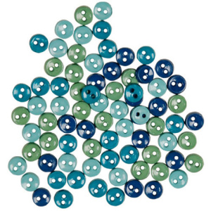 Пуговицы мини  Findings "Океан". Арт 550000463               