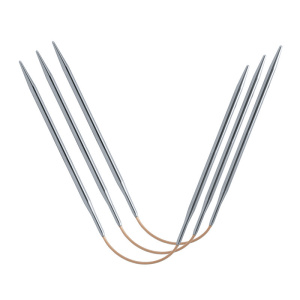 Спицы чулочные гибкие, супергладкие, addiCraSyTrio LONG №6, 26 см. Арт 161-2/6-26