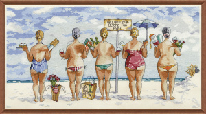 Набор для вышивания "Вечеринка у пляжа". Арт 3435