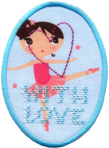 Термоаппликация HKM "Балерина". Арт 32880/1SB