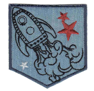 Термоаппликация HKM "Ракета". Арт 33636/1SB