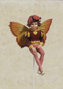 Фигурка декоративная, цветочный эльф "Мак". Арт 216981-050