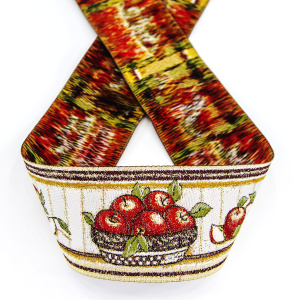 Лента жаккард SAFISA, 50 мм, 15 м, цвет 02. Арт 9217-50мм-02