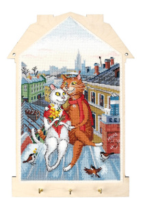 Набор для изготовления ключницы "Месяц март". Арт 22.002.12