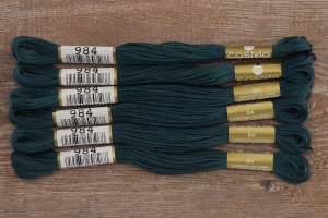 Мулине COSMO однотонный цвет  984       . Арт 25-6/984       