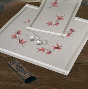 Набор для вышивания скатерти "Кленовые листья". Арт 27-0834