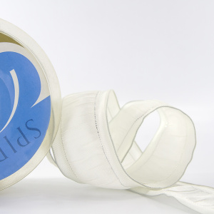 Лента с рисунком SAFISA, 38 мм, 15 м, цвет бежевый. Арт 25164-38                