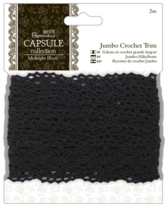 Тесьма кружевная декоративная Midnight Blush. Арт PMA358206