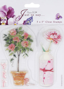 Набор прозрачных штампов "Выздоравливай" Just To Say. Арт PMA907151               