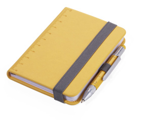 Блокнот с шариковой ручкой TROIKA . Арт NPP25/YE