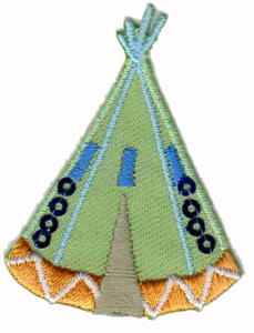 Термоаппликация HKM "Indianer Zelt". Арт 33300/1SB