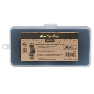 Органайзер для шпулек, 28 ячеек, 19 x 9,5 x 3 см, пластик, цвет чёрный. Арт 156.HG