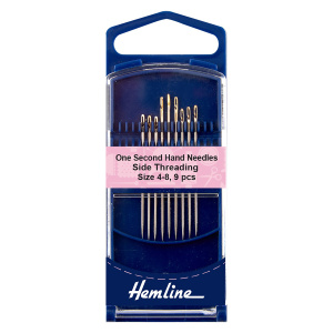 Иглы ручные для лёгкого вдевания в пластиковом контейнере № 4-8, 9 шт. Арт 216G.OS.48