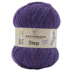 Пряжа Step, 75% шерсть, 25% полиамид, 420 м, 100 г. Арт 97689-0132