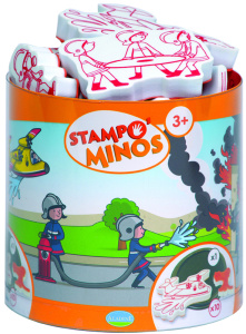 Набор детских штампиков "Пожарные". Арт 85132