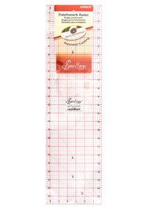 Линейка для пэчворка с градацией в дюймах,  24" x 6 1/2". Арт NL4188                  