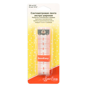 Сантиметровая лента экстра широкая, 3 м. Арт ER306.EW