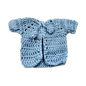 Кофта вязаная мини (ручная вязка). Арт 29561/гол