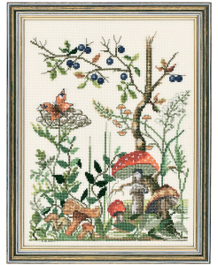 Набор для вышивания "Лесная лужайка". Арт 92-9398