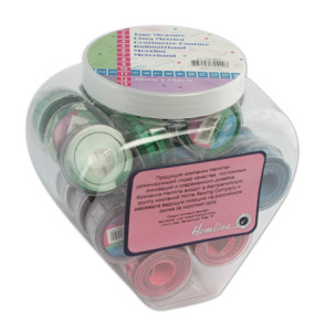 Сантиметр в пластиковом контейнере набор, 28 шт в пластиковом круглом боксе. Арт DJ.+255.MET        