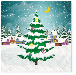 Салфетки трехслойные для декупажа, коллекция "Lunch"  TETЕ a TETE "Красивое дерево" . Арт TL802000