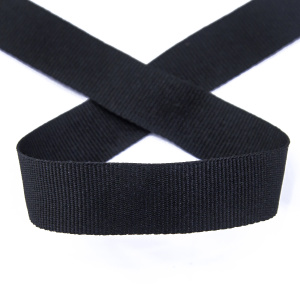 Лента репсовая PEGA, цвет черный, 15 мм. Арт 812711715P7001