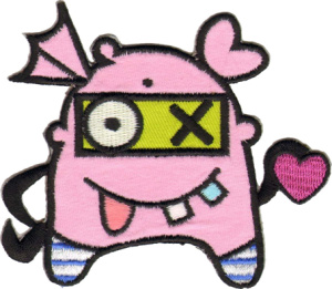 Термоаппликация HKM "Монстр с сердцем". Арт 32035/1SB