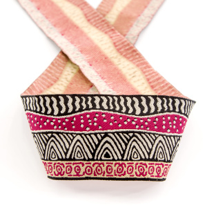 Лента жаккардовая SAFISA, 50 мм, 15 м, цвет 01. Арт 9272-50мм-01