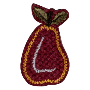 Термоаппликация "Груша красная". Арт 42950