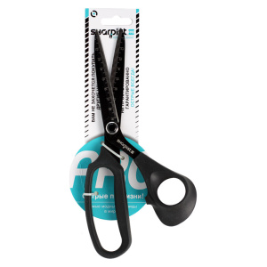 Ножницы профессиональные раскройные с эргономичной ручкой и линейкой, 23 см. Арт SPTR90.SFS              