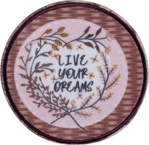 Термоаппликация "Живи мечтой". Арт 43069