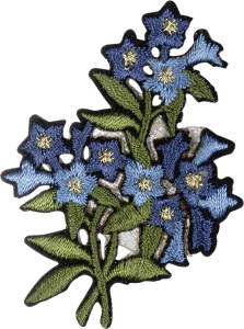 Термоаппликация "Цветок с 3 бутонами". Арт 42915