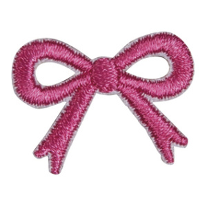 Термоаппликация "Розовая лента маленькая". Арт 39264