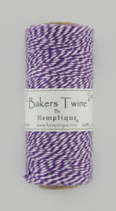 Шнур Bakers Twine  на катушке, 2 х 2 нити, 1мм, 125 м, 50 г. Арт BTS2PUR-W               