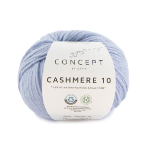 Пряжа Cashmere 10, 40% шерсть, 25% вискоза,  25% полиамид, 10% кашемир, 50 г, 120 м. Арт 1298.73