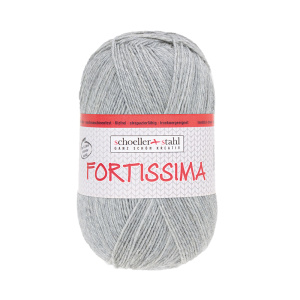 Пряжа Fortissima Socka 4-fach Uni, 75% шерсть, 25% полиамид, 420 м, 100 г. Арт 90038-2055