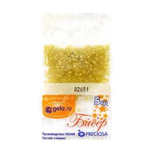 Бисер №10, 5 г., цвет 02651. Арт G 02651