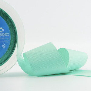 Лента репсовая SAFISA, 50 мм, 25 м, цвет 53 ментоловый. Арт 350-50мм-53