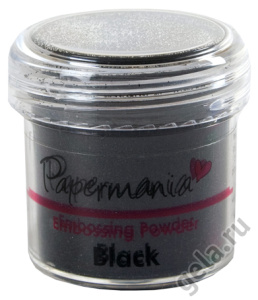 Пудра для тиснения, PAPERMANIA, черный. Арт PMA4021006              