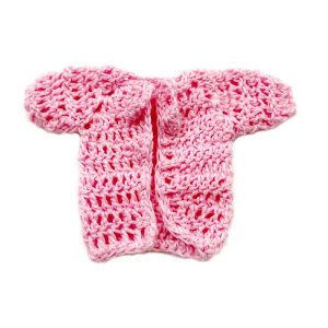 Кофта вязаная мини (ручная вязка). Арт 29560/роз