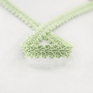 Тесьма PEGA декоративная тип шанель, цвет зеленый, 12 мм. Арт 844120512               