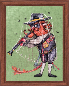 Набор для вышивания "Le Shratel de Prague" (Музыкант из оркестра - Пражский шратель). Арт 164-H03 KV