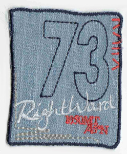 Термоаппликация HKM "73 Rightward". Арт 33792/1SB