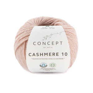 Пряжа Cashmere 10, 40% шерсть, 25% вискоза,  25% полиамид, 10% кашемир, 50 г, 120 м. Арт 1298.75