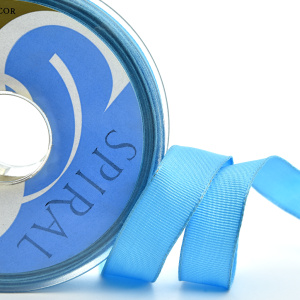 Лента репсовая SAFISA, 15мм, 25м, цвет 16, бирюзовый. Арт 452-15мм-16             